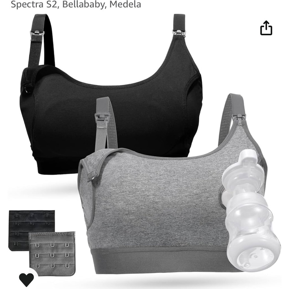 Momcozy Hands Free Pumping Bra SET